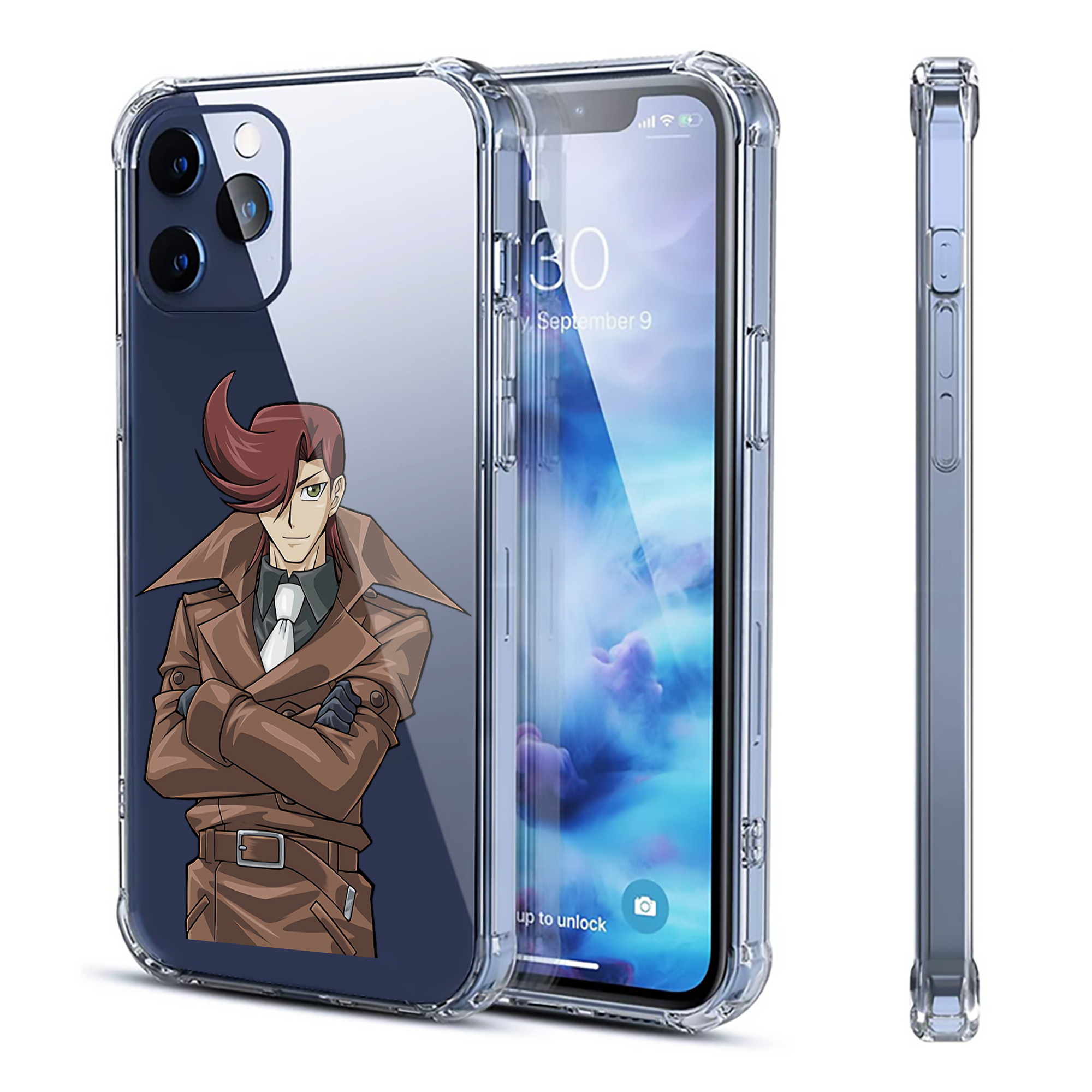 （画像用） 遊☆戯☆王 Yu-Gi-Oh! 【iPhone 12シリーズ対応】透明スマホケース（クリアソフトケース）
